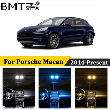 

BMTxms 9Pcs Canbus Car LED Interior Map Dome Light For Porsche Macan S Turbo 2014-Present Auto Accessories