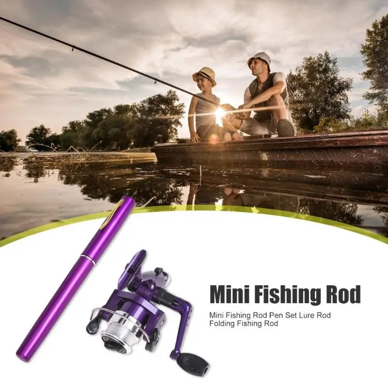 Hot Sale Rod Combo Classic Delicate Telescopic Mini Pen Shaped Fishing Pole Rod with Reel Ice River Fishing Tackle Hot Sale Rod Combo Classic Delicate Telescopic Mini Pen Shaped Fishing Pole Rod with Reel Ice River Fishing Tackle
