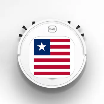 

1800Pa USB Smart Robot Rechargeable 3 in 1 Auto Smart Sweeping Robot Strong Suction Sweeper Vacuum Cleaners flag of liberia