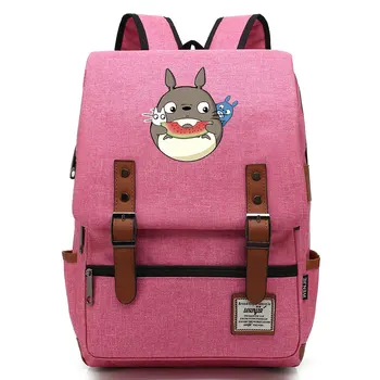 

Anime My Neighbor Totoro Backpack for Teenager Kids School Bag Laptop Backbag Student High Quality Bookbag Unisex Travel Bags