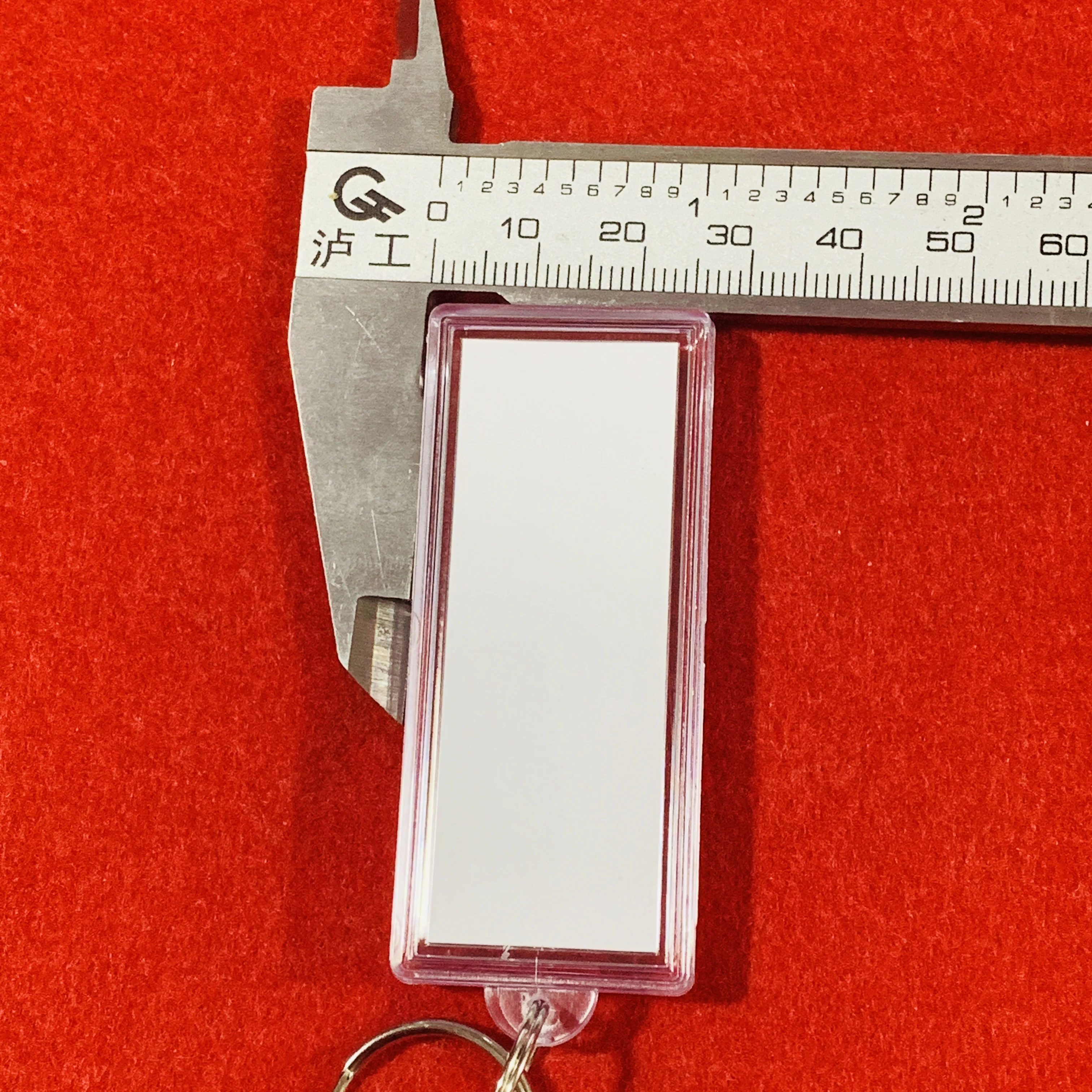 63*27 мм UHF keyfobs RFID пассивные карты акриловый длинный Диапазон чтения с инкрустацией