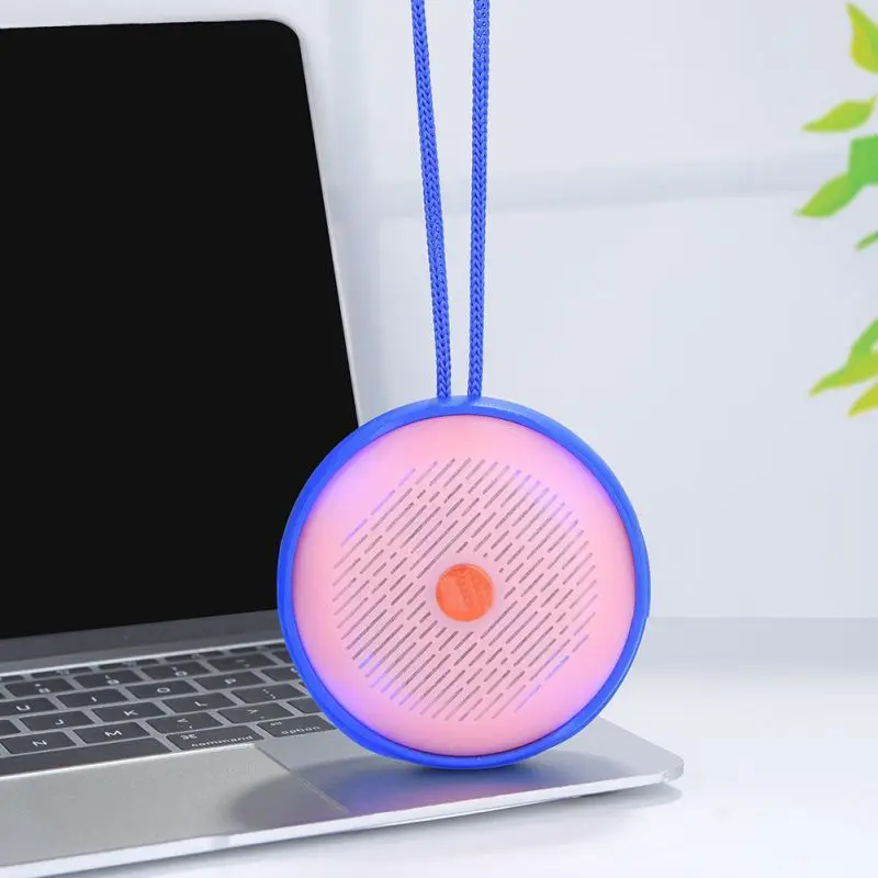 Мини беспроводной Bluetooth динамик Портативный влагозащищенный динамик стерео музыкальный плеер Поддержка TF карты с красочным светом