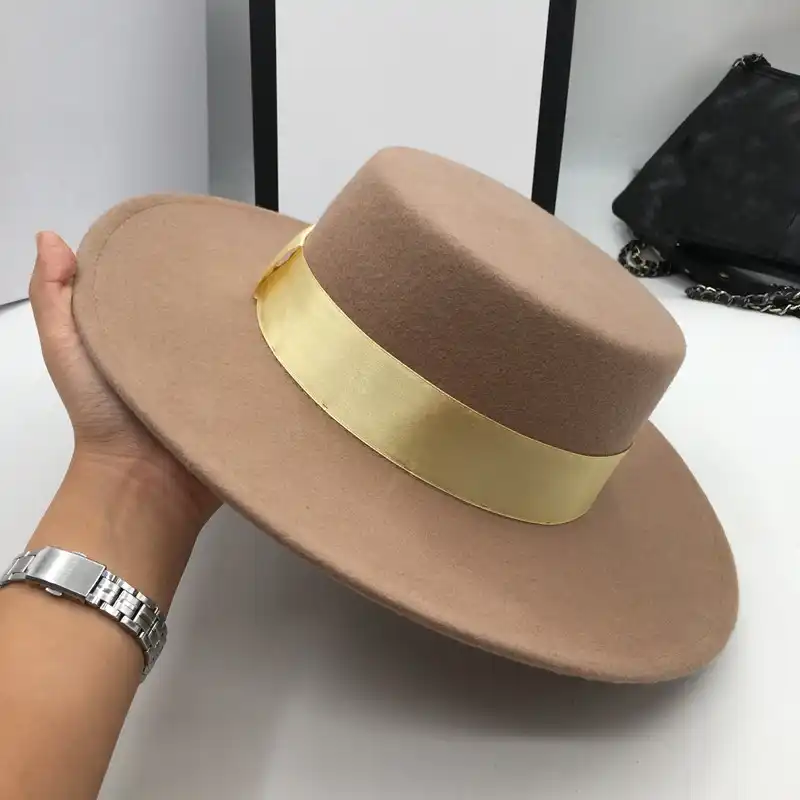 camel wool hat