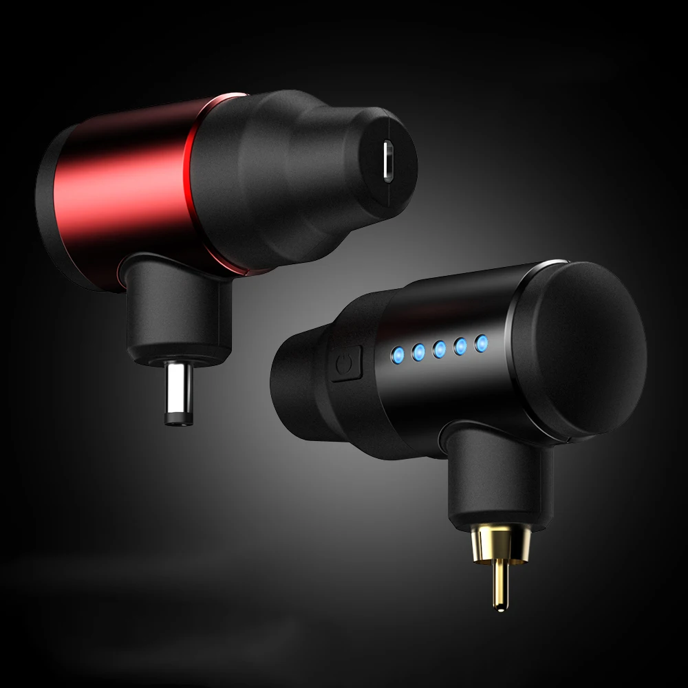 Новый перезаряжаемый беспроводной разъем для татуировки RCA/DC перманентной