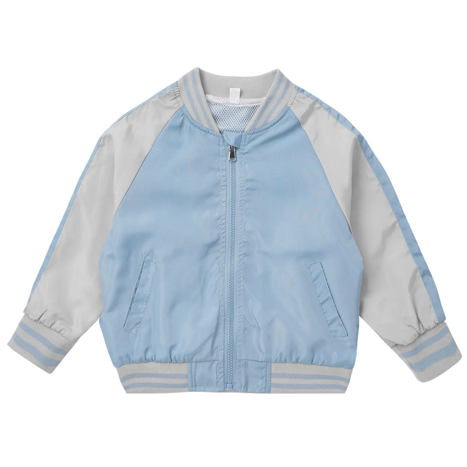 Autumn Kid's Jacket Coat Cute Style Cartoon Print Girls Coat Sport Jacket Tops Winter Thick Pink Blue Children Clothes