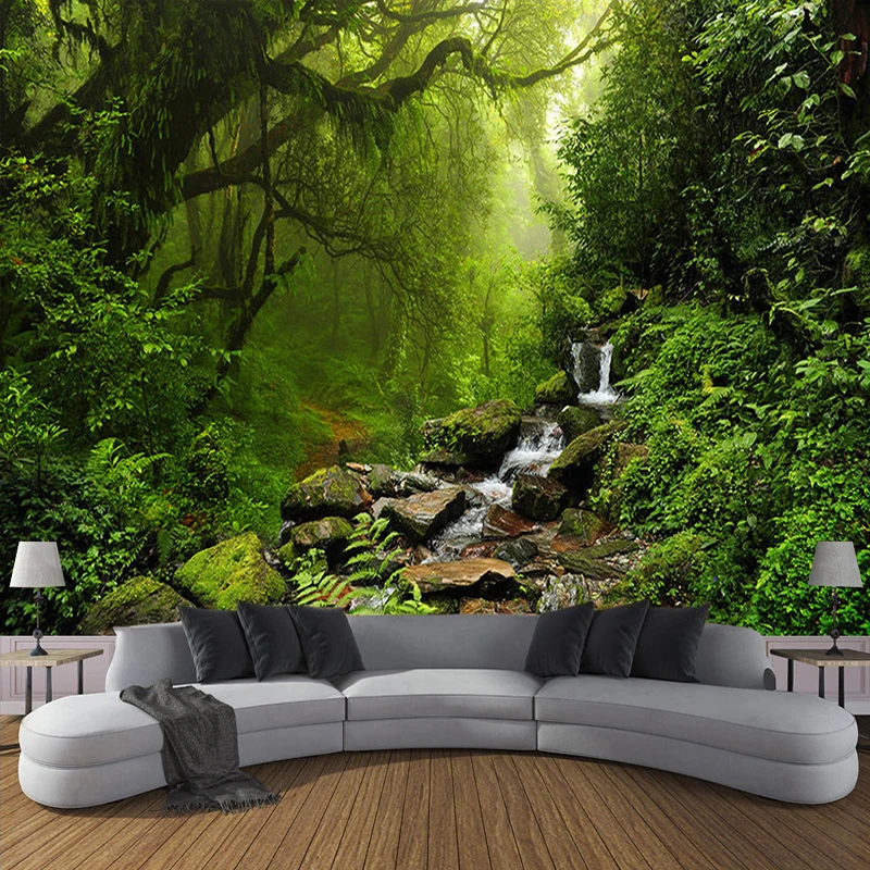 Our wallpaper is very easy to install and remove. Wall mural, self