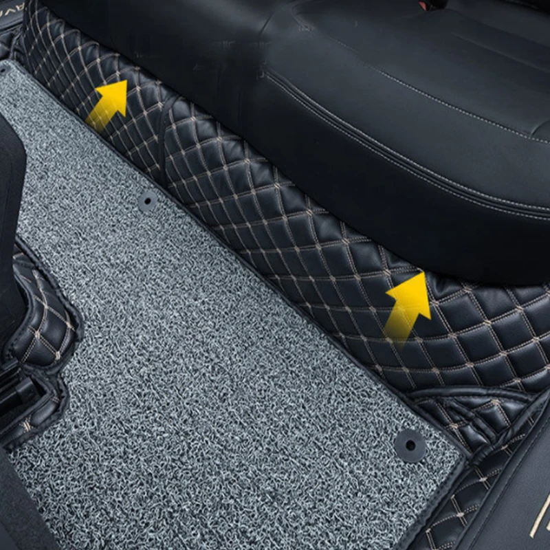 Car Floor Mats For Haval Jolion Double Layer Auto Foot Pads Automobile Carpet Cover Interior Floorliner