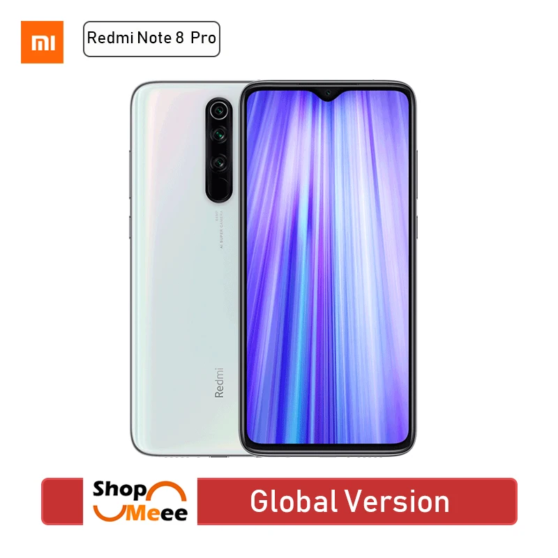 

Global Version Xiaomi Redmi Note 8 Pro 6GB 128GB 64MP Quad Rear Camera Smartphone MTK Helio G90T Octa Core 4500mAh