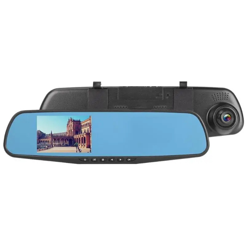 VODOOL 3," ЖК-дисплей Автомобильное зеркало заднего вида DVR Dashcam 1080P HD 100 градусов объектив цифровой видеорегистратор ночное видение тире камера