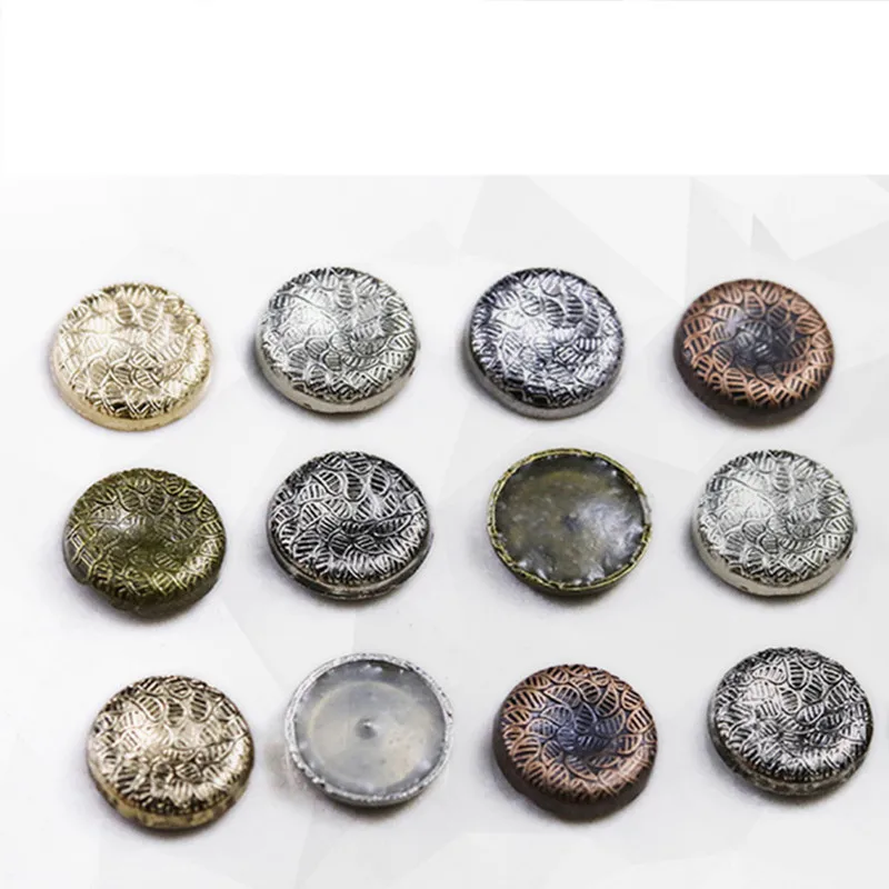 Round Rivet Alloy Zinc Metal Spike Hotfix Studs Shoes Flatback Rhinestone 200Pcs Jewellery Diy Punk Craft SINUAN | Дом и сад