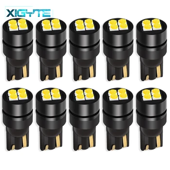 

10X New T10 W5W Super Bright High Quality 4 SMD 3535 3030 LED Auto Parking Lights Car Wedge Tail Side Bulbs Interior Dome Lamps
