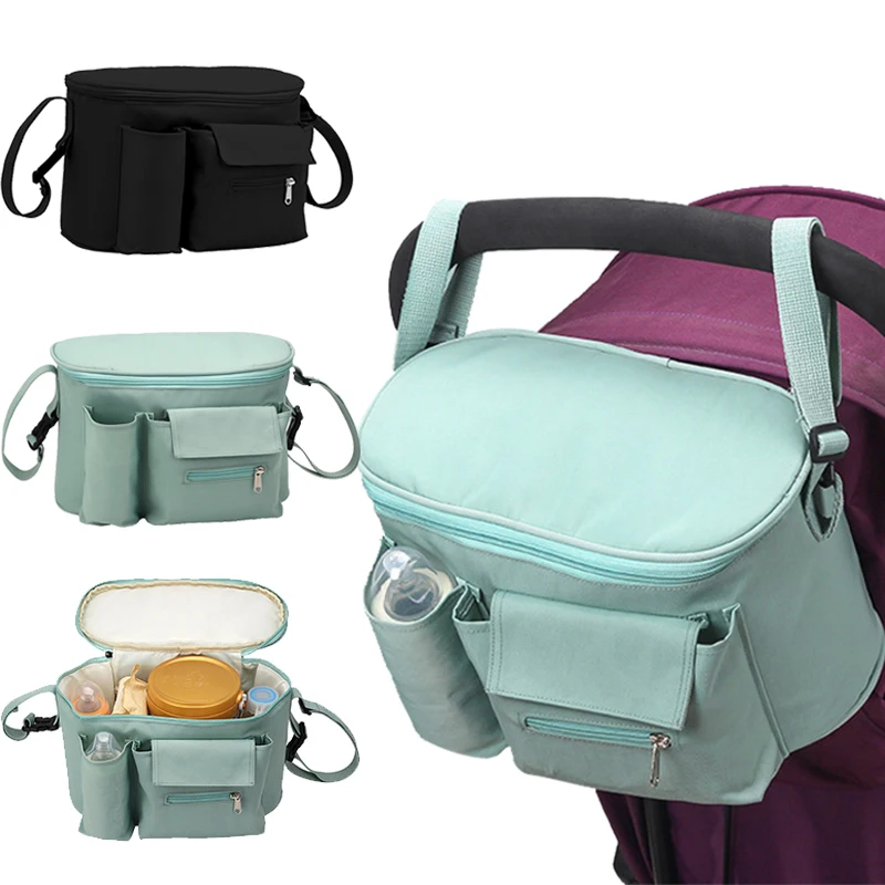 Bags-Accessories Organizer Nappy Diaper Stroller Hanging-Bag Mommy Travel Milk-Bottle