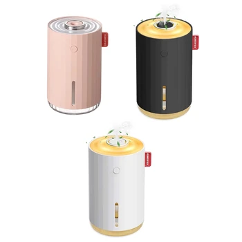 

Small Air Humidifiers for Bedroom Cool Mist Humidifier, USB Personal Desktop Aroma Diffuser Auto Sleep Night Light