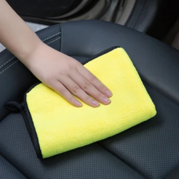 

3 Size Car Wash Microfiber Towel Car Cleaning Drying Cloth Hemming Car Care Cloth Detailing Car Wash Towel Cleaning Cloth