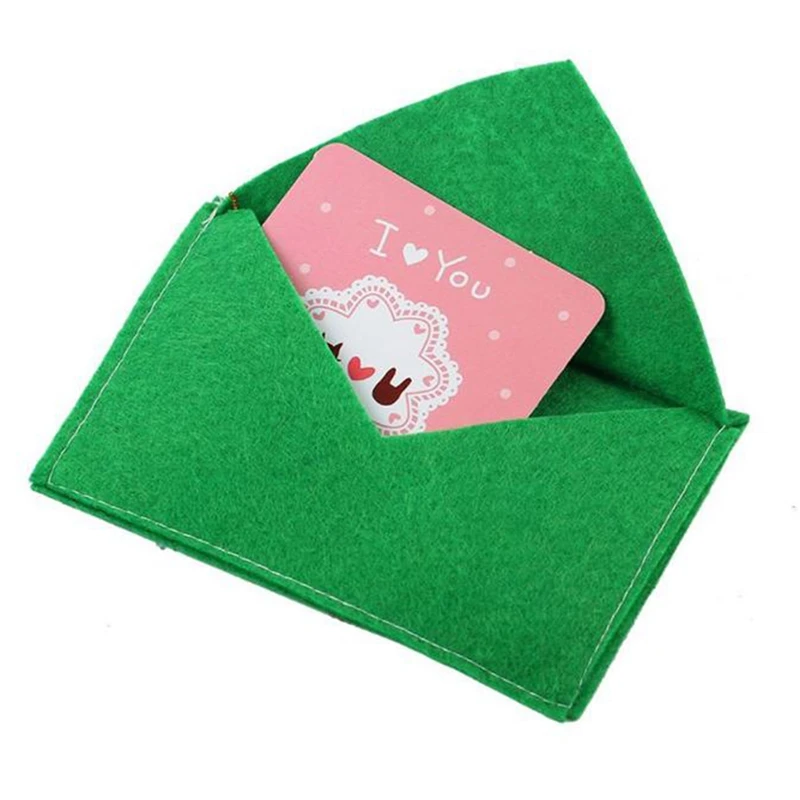  10Pcs Christmas Envelope Candy Bag Invitation Envelope Santa Claus Tree Ornament Gift Bag Christmas - 4000492901626