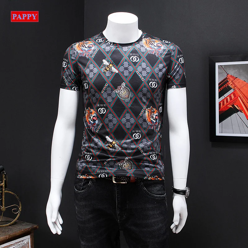 

2020 New tshirt men print shirt men