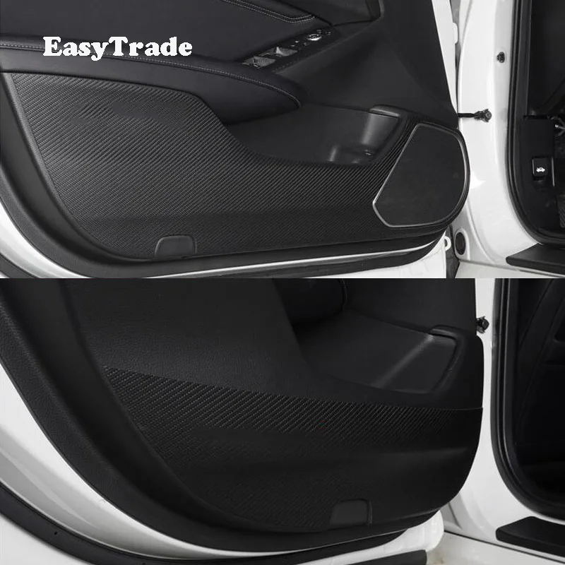 

Car Door Anti-kick Pad Sticker Protection Decal Leather Carbon Fiber Colour For BMW X3 X4 2020 2019 2011 Car Styling Accessories