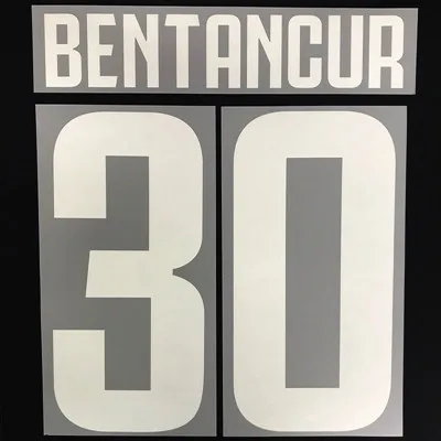 20 BUFFON RONALDO DYBALA MANDZUKIC RAMSEY DE LIGT CAN D. Cota BERNARDESCHI CHIELLINI домашняя горячая штамповка патч значки - Цвет: BENTANCUR
