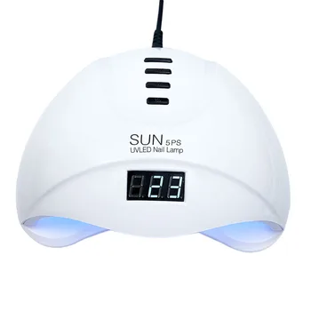 

NEW-New 48W Nail Phototherapy Lamp Nail Uv Led Nail Dryer Automatic Sensor for Curing Gel Polishing Nail Art Tool Lcd Display Ti