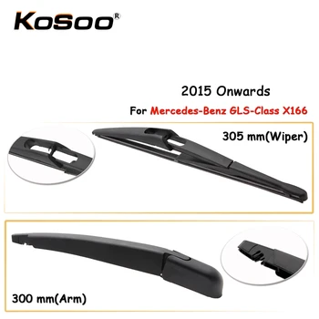

KOSOO Auto Rear Car Wiper Blade For Mercedes-Benz GLS-Class X166,305mm 2015 Onwards Rear Window Windshield Wiper Blades Arm