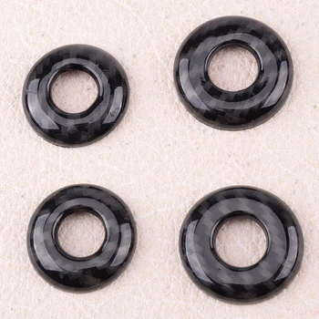 

4pcs Carbon Fiber Style Car Door Lock Ring Trim Cover Fit for Ford F150 2015 2016 2017 2018 2019