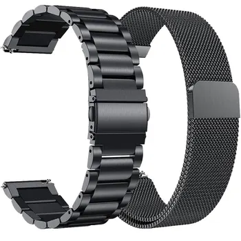 

Milans Watchband strap For Garmin Vivoactive3 SmartWatch band bracelet For Garmin Vivoactive 3 HR Forerunner 645 Stainless Steel