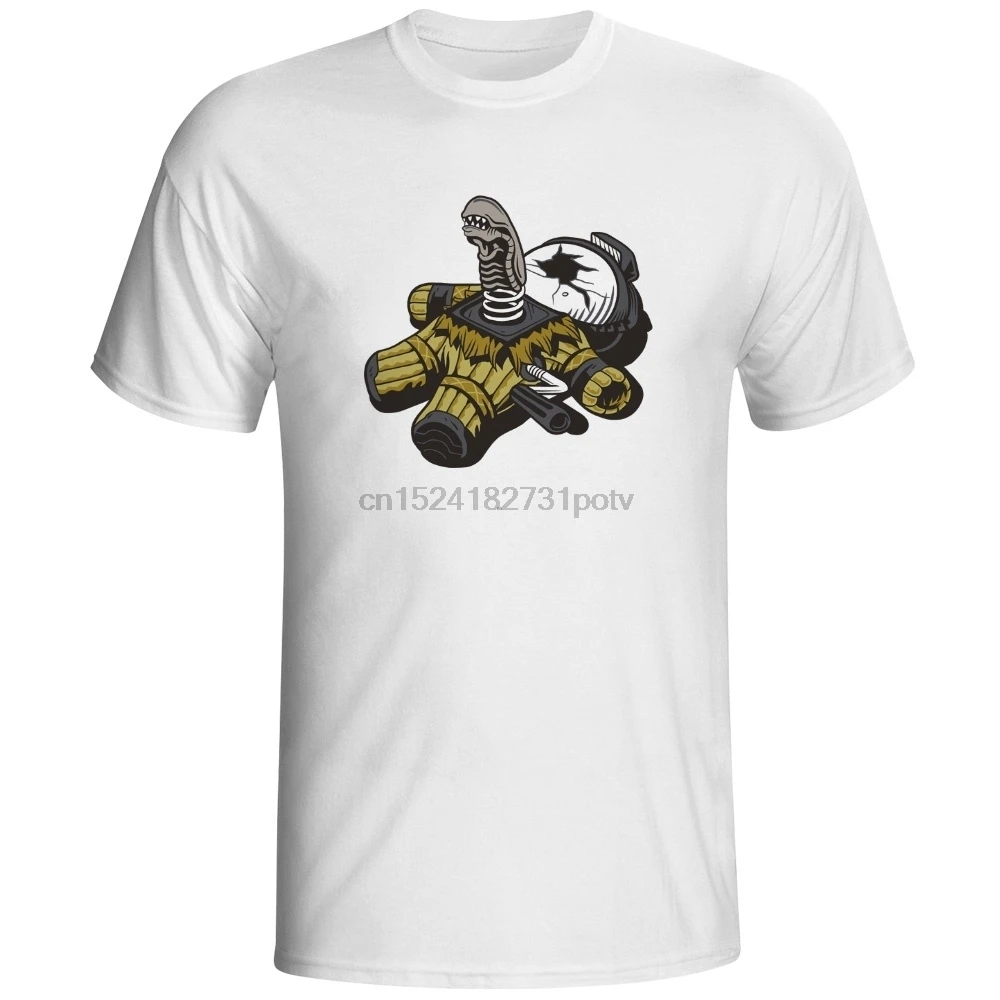 Футболка Alien Xenomorph Out Of Astronaut пародия кавент Прометей дизайнерская футболка модная