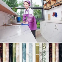 Wallpaper Self Adhesive Wallpapers Home Decor For Kitchen Cabnet Oil And High Temperature Resistant Tile Stickers Wall Stickers