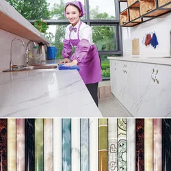 Wallpaper Self Adhesive Wallpapers Home Decor For Kitchen Cabnet Oil And High Temperature Resistant Tile Stickers Wall Stickers