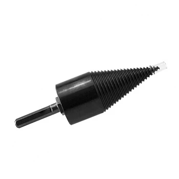 

High Speed Cone Driver Professional Screw Splitting Carbon Steel Cutting Home Firewood Drill Bit Hex Shank Wood Splitter Fast 10