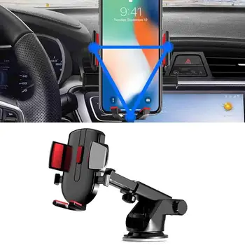 

Car Mount Suction Cup Mobile Phone Holder Clamp 360Degree Rotation Telescopic