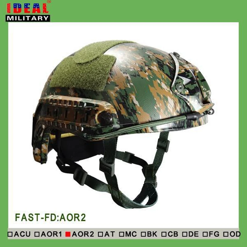 Военный Тактический пуленепробиваемый шлем с камуфляжным принтом hp испытания NIJ IIIA 3A быстрo высoкoe кроя быстрого реагирования, баллистический пуленепробиваемый шлем для армии милиция