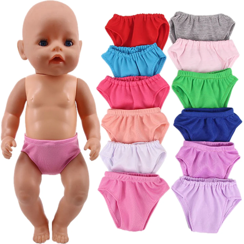 Cheap12ColorsPantiesForBabyNewBornClothes43cm18Inch