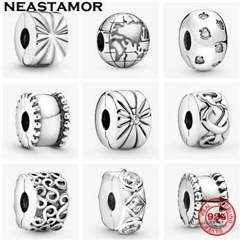 

Mother's Day silver colour LOVE Sparkling Sunburs clips Safety Charms Fit Original Pandora Bracelet Bangles Jewelry making