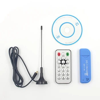 

SDR+DAB+FM USB2.0 RTL2832U+R820T2 Mini Remote Control Practical Digital Parts TV DVB-T Stick Real Time Recording Tuner Receiver