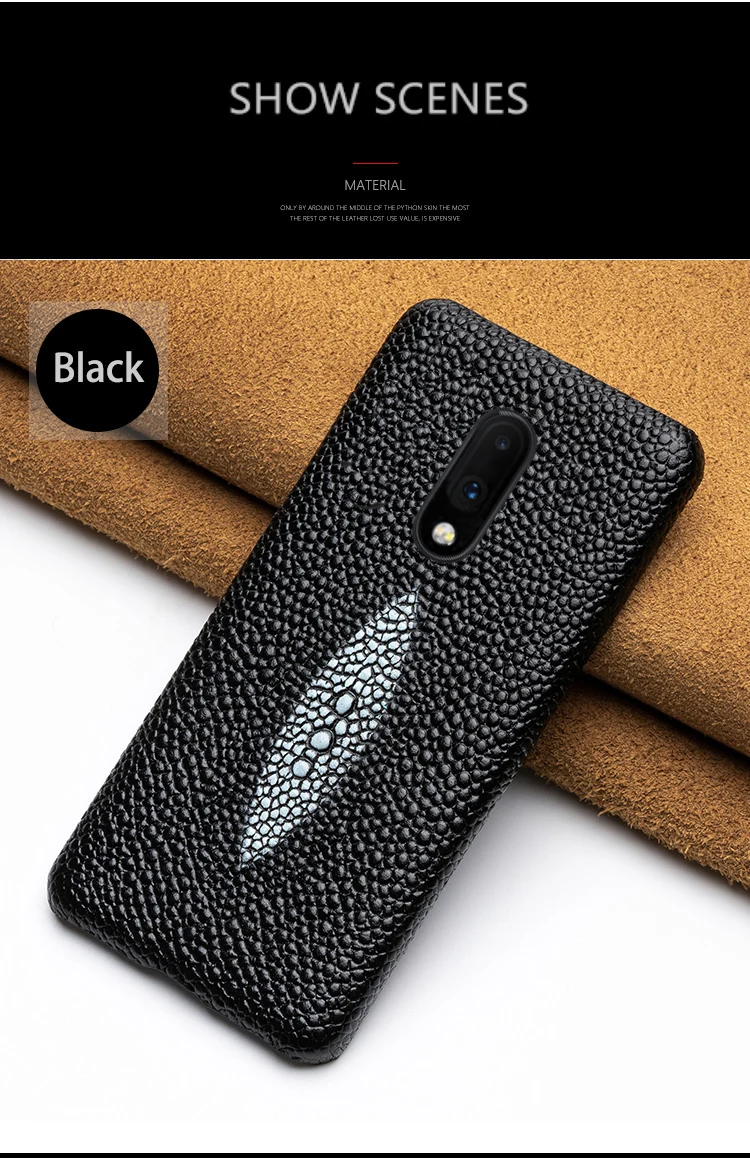 Чехол для телефона из натуральной кожи для oneplus 7 7T Pro 6t 6 Чехол из воловьей кожи с жемчугом и текстурой рыбы чехол для oneplus 3t 3 5t 5 7PRO чехол