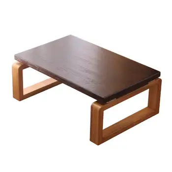 

Wooden Bay Window Tea Table Coffee Table Japanese-style Balcony Solid Wood Table Living Room Small Coffee Low Table Bedroom