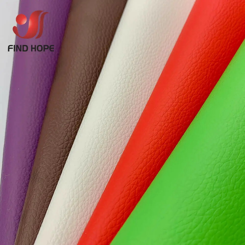 Litchi Print Leather Fabric Roll - Waterproof Synthetic Sheet for DIY Crafts and Sewing Projects