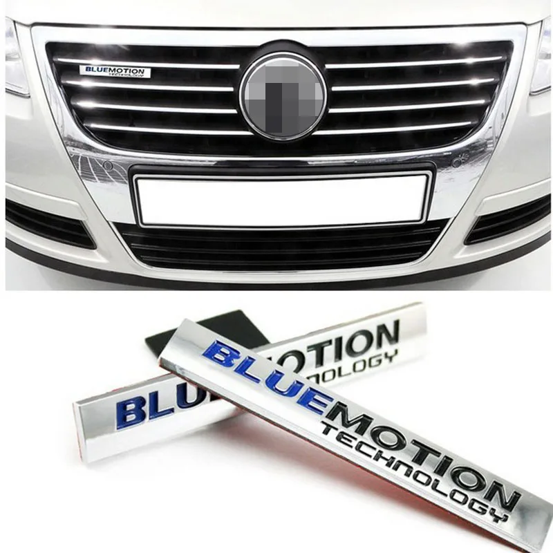 Металлическая Автомобильная наклейка Blue Motion для Volkswagen VW Polo Tiguan Passat B5 B6 B7/Golf 4567 MK4