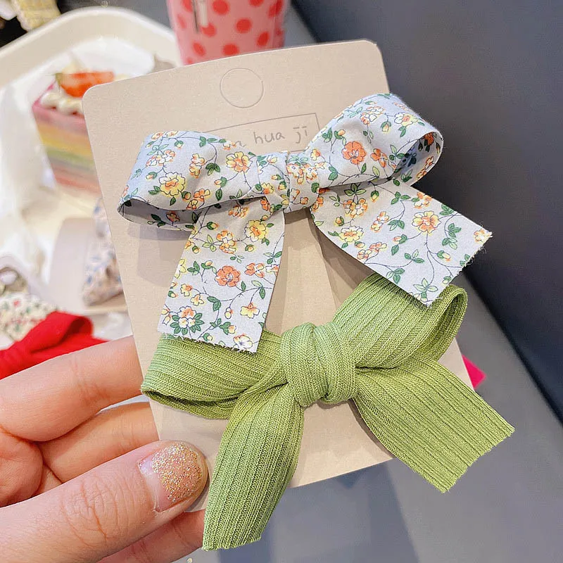 1 Set Cute Baby Hairpins For Girls Sweet Bowknot Hair Clips Barrettes Princess Hairbands Kids Hair Accessories Headwear child safety seat
