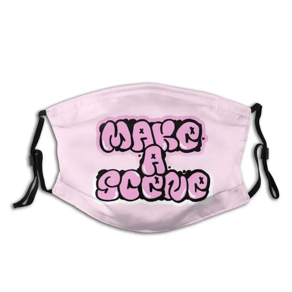 

Make A Scene Logo Face Mask With Filter Make A Scene Make A Scene Film Club