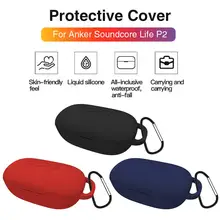 Couvercle de Protection en Silicone pour Anker Soundcore Life P2, Protection durable contre les éclaboussures d'eau