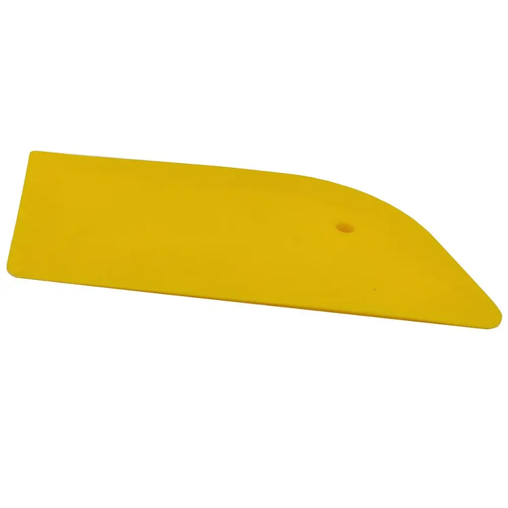 Yellow Round Corner Vinyl Sign Decal Application Squeegee Professional Pasting Plastic CarWrap Decals Removal Tools A71