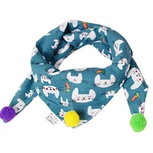 Детский шарф; Детские хлопковые Слюнявчики; нагрудники для маленьких мальчиков и девочек; шарфы с треугольным воротником; теплый шейный платок для детей