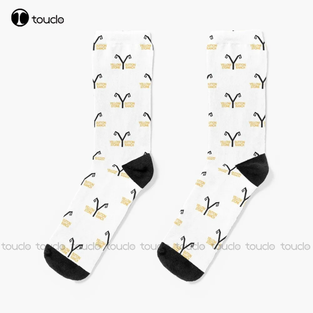 

Yellowstone Dutton Ranch Socks Novelty Socks For Men Thanksgiving Christmas New Year Gift Unisex Adult Teen Youth Socks Custom