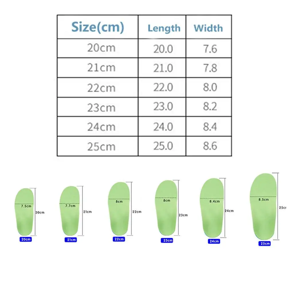 Плоская поддержка свода стопы ортопедические подушки коррекция уход за здоровьем ног ортопедические стельки для детей оптовая продажа