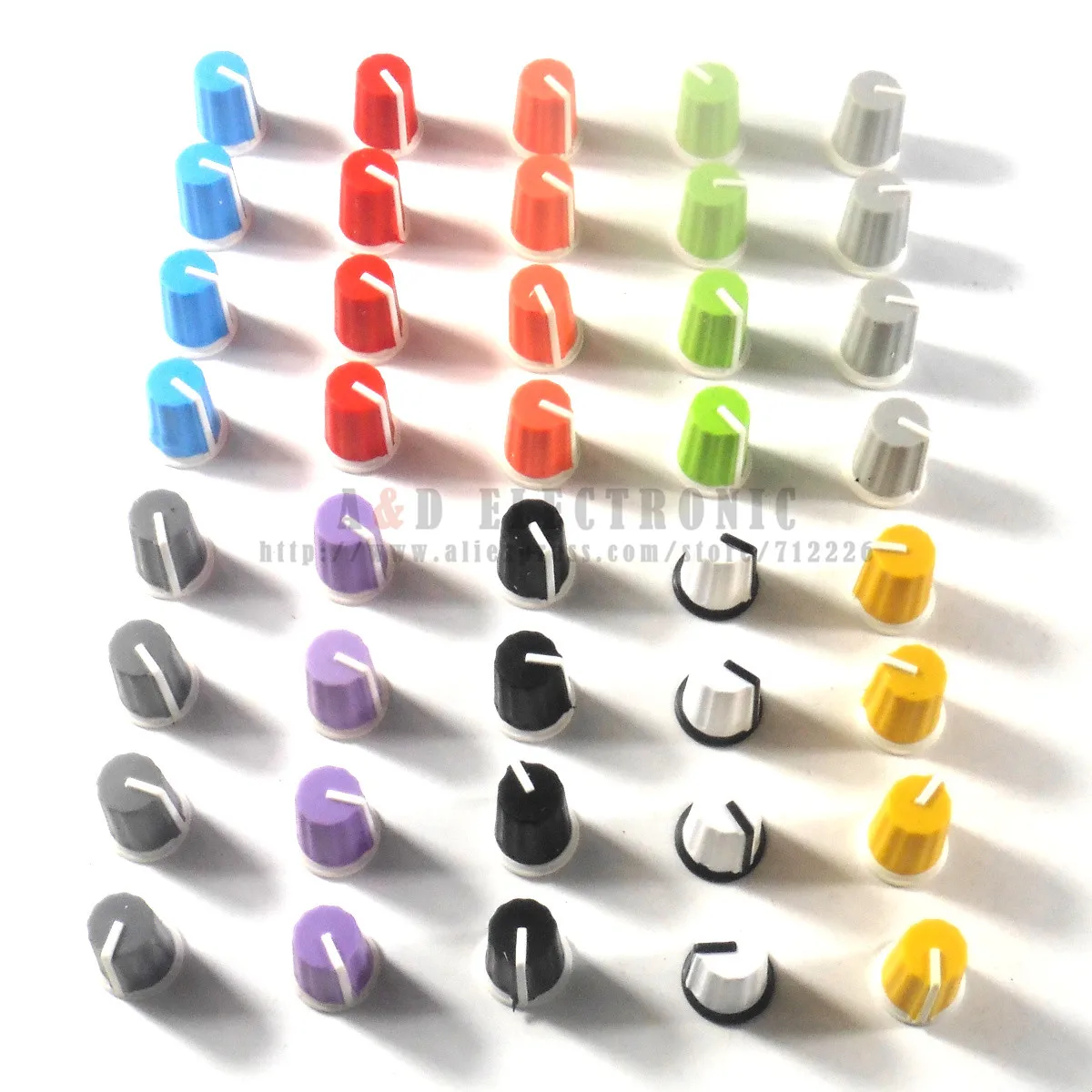Replace EQ Rotary Knob for Pioneer DJ MIXER DJM djm-2000 900 850 750 700 800 DAA1176 DAA1305 colorful you can chose 40PCS