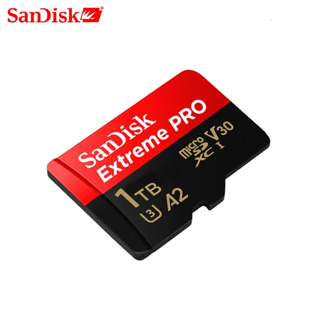 SanDisk Extreme Pro micro sd 64GB 128GB 1TB Memory Card 512G class 10 cartao de memoria U3 A2 V30 1TB tf flash card for gopro 5