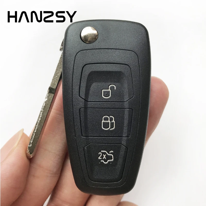 Чехол для дистанционного ключа с 3 кнопками Ford focus C max Fiesta connect mondeo сменный