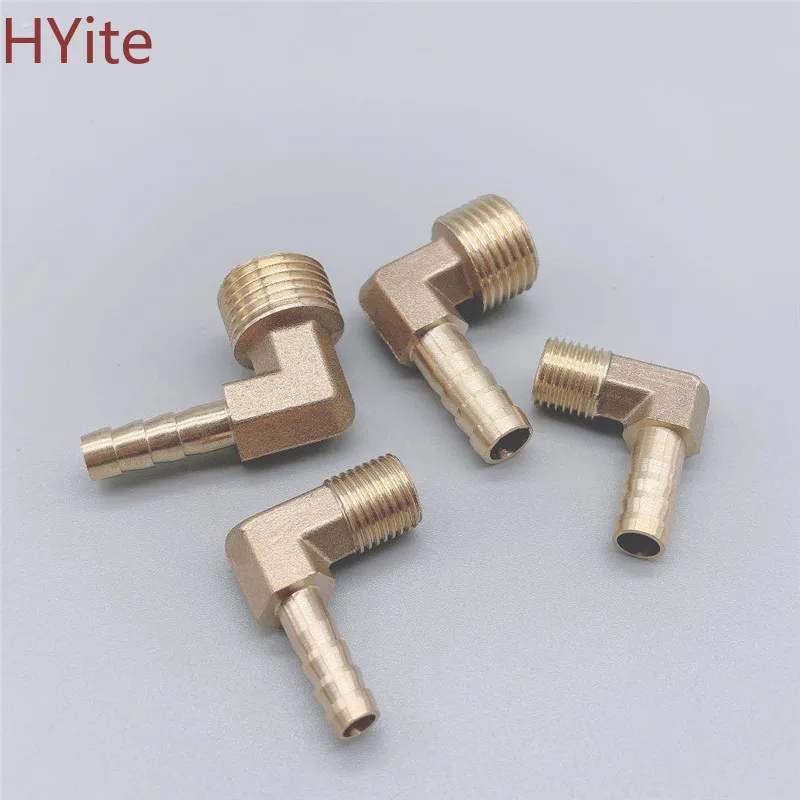 Brass Hose Barb Fitting Elbow 6mm 8mm 10mm 12mm 16mm To 1/4 1/8 1